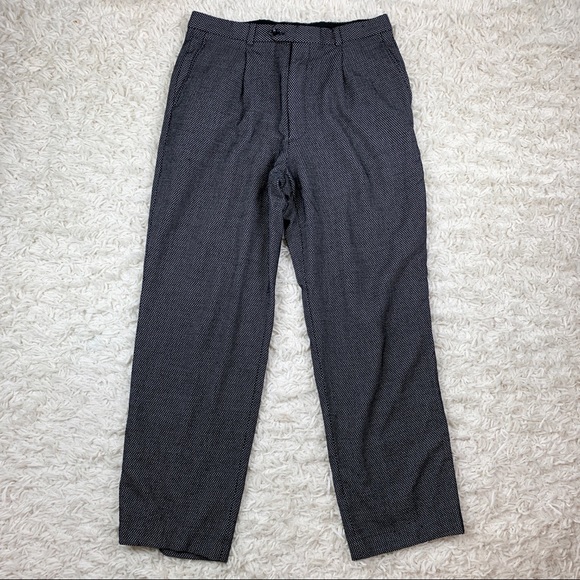 Armani Collezioni Other - Armani Collezioni Authentic Men's Grey Tweed Dress Pant Trousers Size 40/34